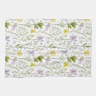 Zartes Botanisches Minimalistisches Design Geschirrtuch