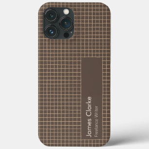 Zartes braunes, cremefarbenes Muster Case-Mate iPhone Hülle