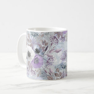 Zartes Bukett aus Anemonen. Kaffeetasse