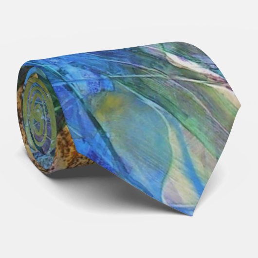 Zartes Buttons2 Krawatte (Gerollt)