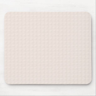 Zartes cremefarbenes monochrom mousepad