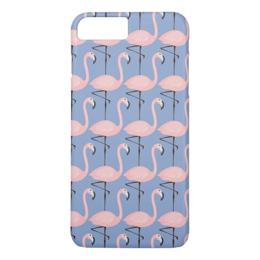 Zartes Flamingo-Muster Case-Mate iPhone Hülle (Rückseite)