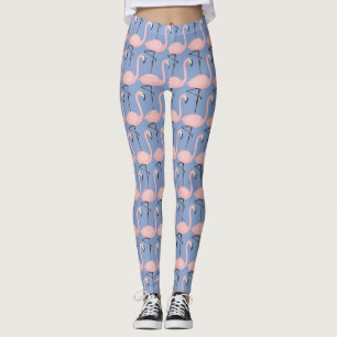 Zartes Flamingo-Muster Leggings