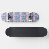 Zartes Flamingo-Muster Skateboard (Horizontal)