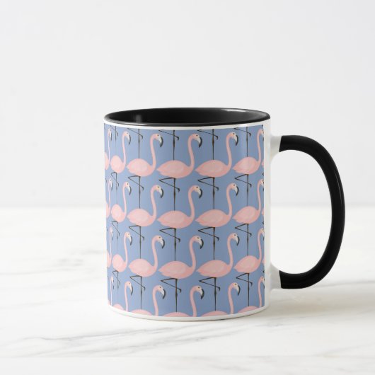 Zartes Flamingo-Muster Tasse (Rechts)