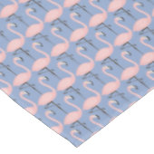 Zartes Flamingo-Muster Tischdecke (Schrägansicht)