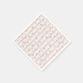 Zartes florales Muster Napkins Serviette (Ecke)