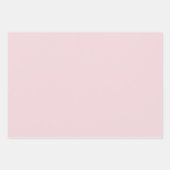 Zartes, florales Muster rosa Wrapping Paper Set Geschenkpapier Set (Vorderseite 3)