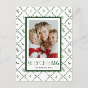 Zartes Gitter-Foto Frohe Weihnachten