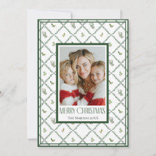 Zartes Gitter-Foto Frohe Weihnachten