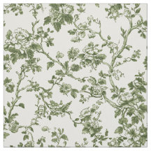 Zartes grünes Blumen-Toile