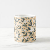 Zartes Jasmin-Blumenmuster Kaffeetasse (Mittel)