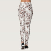 Zartes Kirschblüten-Design Leggings (Rückseite)