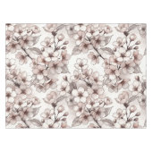 Zartes Kirschblüten-Design Tischdecke (Vorderseite (Horizontal))