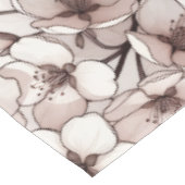Zartes Kirschblüten-Design Tischdecke (Schrägansicht)
