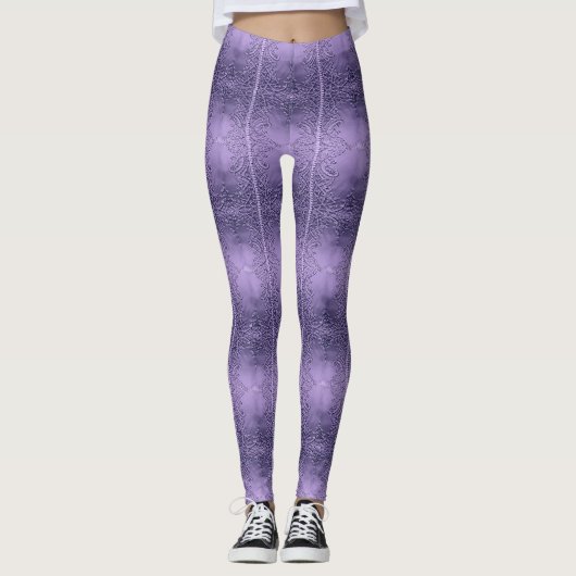 Zartes Lila Leggings (Vorderseite)