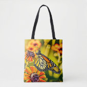 Zartes Monarch Butterfly Bloom Design Tasche (Vorderseite)