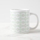 Zartes Muster Jumbo-Tasse (Rechts)