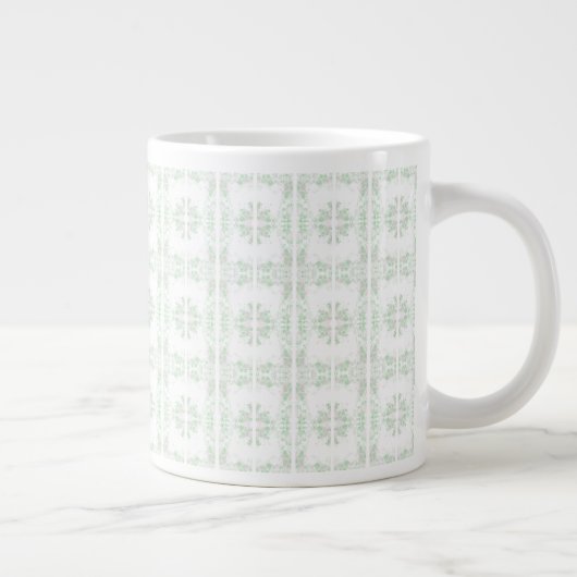 Zartes Muster Jumbo-Tasse (Rechts)