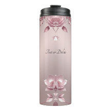 Zartes rosa Blumenmuster