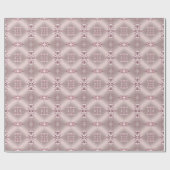 Zartes rosa Blumenverpackungspapier Geschenkpapier (Flach)