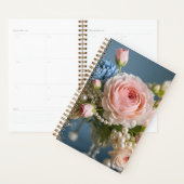 Zartes Rosa Rosa mit Perle in Vase Planer (Anzeige)