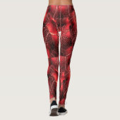 Zartes Rot Leggings (Rückseite)
