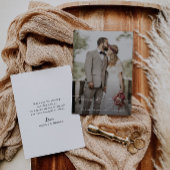 zartes Schreiben Hochzeit danke Foto