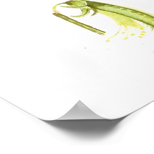 Zartes Veilchen Poster (Ecke)