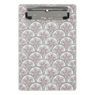Zartes Vintage-Muster Mini Klemmbrett