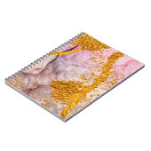 Zärtlichkeit in Pastellfarben. Einzigartige Kreati Notizblock (Linke Seite)