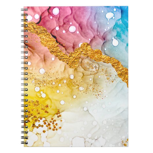 Zärtlichkeit in Pastellfarben. Einzigartige Kreati Notizblock (Vorderseite)