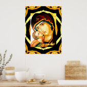 Zärtlichkeit Poster (Küche)