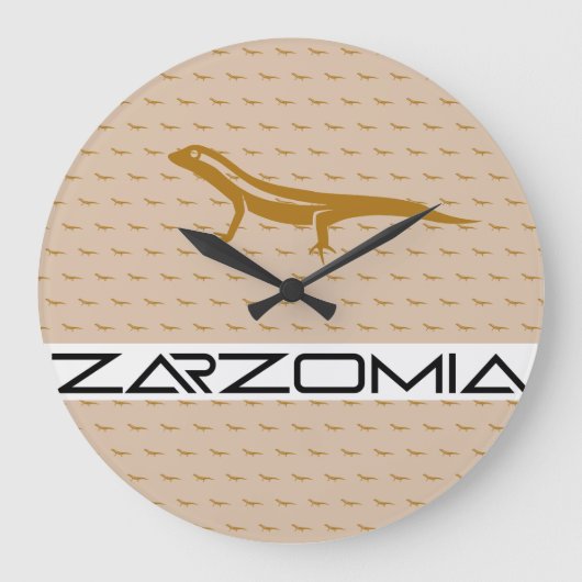 ZARZOMIE GROßE WANDUHR (Vorderseite)