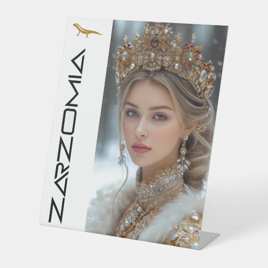 ZARZOMIE SOCKELSCHILD (Vorderseite)