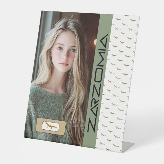 ZARZOMIEN PEDESTALES SIGN SOCKELSCHILD (Vorderseite)