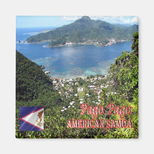 zAS005 PAGO PAGO, American Samoa, Oceania, Fridge Magnet