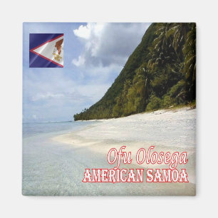 zAS007 OFU OLOSEGA, Amerikanisch-Samoa, Kühlschran Magnet