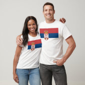 Zastava Srbije, serbische Flagge T-Shirt (Unisex)