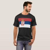 Zastava Srbije, serbische Flagge T-Shirt (Vorne ganz)