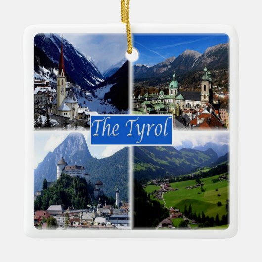 zAT007 THE AUSTRIAN TYROL, Österreich, Keramikornament (Vorderseite)