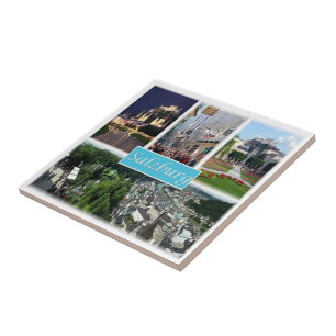 zAT008 SALZBURG Österreich, Fliese