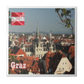 zAT015 GRAZ Österreich, Fliese (Vorderseite)