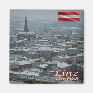 zAT016 LINZ Österreich, Kühlschrank Magnet