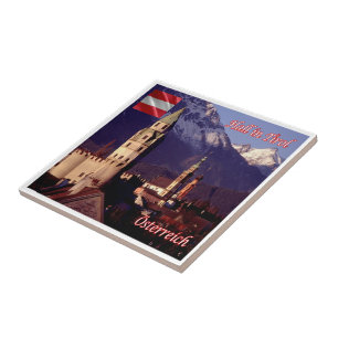 zAT019 HALL IN TYROL Austria, Fliese