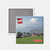 zAT021 - BREGENZ Österreich - Kühlschrank Magnet (Vorderseite/Rückseite)