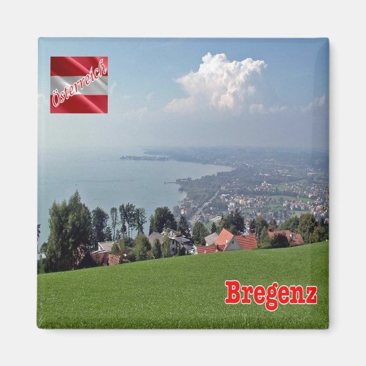 zAT021 - BREGENZ Österreich - Kühlschrank Magnet (Vorne)