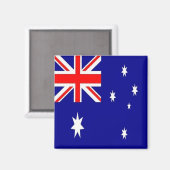 zAU002 AUSTRALISCHE FLAG, Ozeanien, Kühlschrank Magnet (Vorderseite/Rückseite)