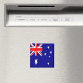 zAU002 AUSTRALISCHE FLAG, Ozeanien, Kühlschrank Magnet (In Situ (Geschirrspüler))