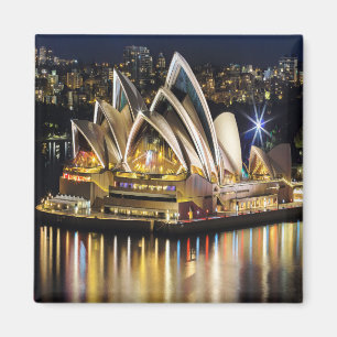 ZAU003 SYDNEY, OPERA HOUSE, Australien, Kühlschran Magnet